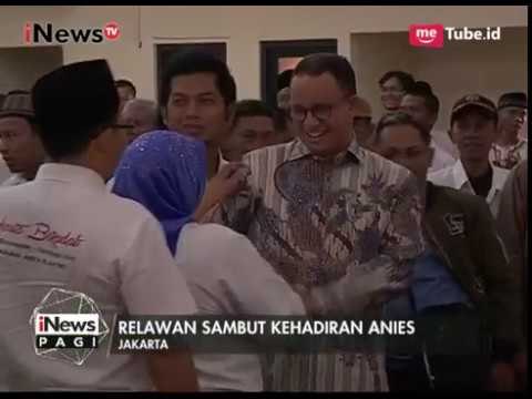 Gubernur Terpilih Anies Baswedan Hadiri Silahturahmi Dengan Para Relawan - iNews Pagi 17/07