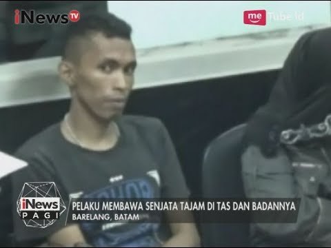 Polisi Tangkap Pelaku Membawa Senjata Tajam yang Mencoba Masuk Polres Barelang - iNews Pagi 15/07