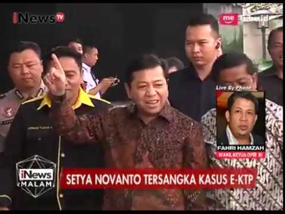 Pimpinan DPR Belum Bisa Sikapi Status Tersangka Setya Novanto - iNews Malam 17/07