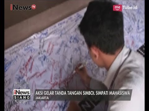 Terkait Aksi Bully, Mahasiswa Gunadarma Gelar Aksi Tanda Tangan Simbol Simpati - iNews Siang 18/07