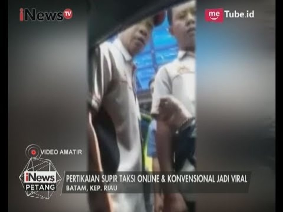 Sopir Taksi Online Dianiaya Sopir Taksi Konvensional di Depan Mall - iNews Petang 19/07