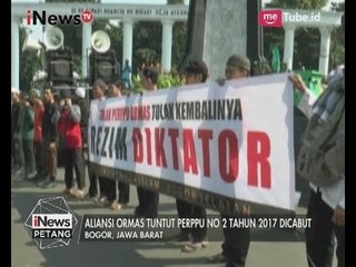 Download Video: Aliansi  Ormas di Bogor Gelar Aksi Unjuk Rasa Tuntut Perppu No 2 2017 Dicabut - iNews Petang 20/07