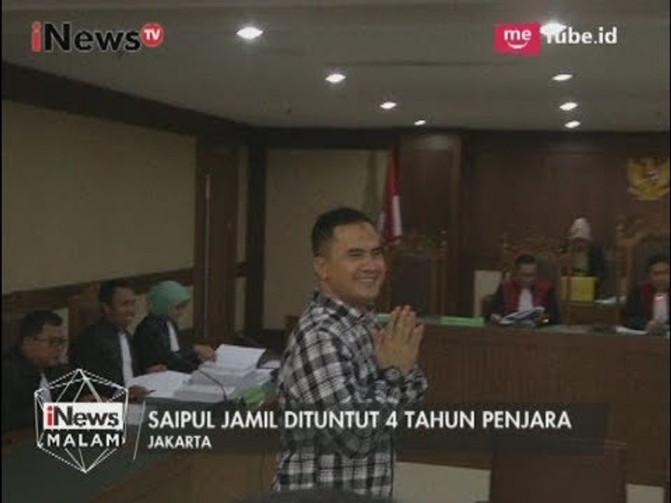Terkait Kasus Suap, Saiful Jamil Dituntut 4 Tahun Penjara & Denda 100 Juta - iNews Malam 19/07