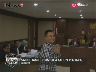 Terkait Kasus Suap, Saiful Jamil Dituntut 4 Tahun Penjara & Denda 100 Juta - iNews Malam 19/07