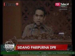 Tanggapan Partai PDI-P & Golkar di Sidang Paripurna DPR Pembahasan RUU Pemilu - Special Report 20/07