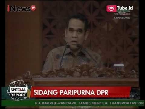 Tanggapan Partai PDI-P & Golkar di Sidang Paripurna DPR Pembahasan RUU Pemilu - Special Report 20/07