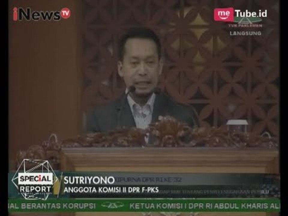 Tanggapan Fraksi PKS dalam Sidang Paripurna DPR Pembahasan RUU Pemilu - Special Report 20/07