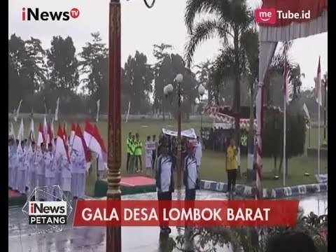 Diguyur Hujan Deras, Pembukaan Gala Desa di Lombok Barat Tetap Digelar - iNews Petang 22/07