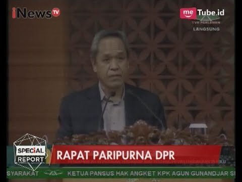 Tanggapan dari Partai Demokrat di Sidang Paripurna DPR Pembahasan RUU Pemilu - Special Report 20/07