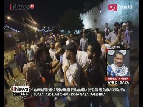 Warga Palestina Melakukan Perlawanan Kepada Pihak Israel Dengan Alat Seadanya - iNews Petang 24/07