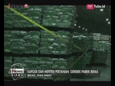 Kapolri Bersama Menteri Pertanian Gerebek Pabrik Beras di Bekasi - iNews Siang 23/07