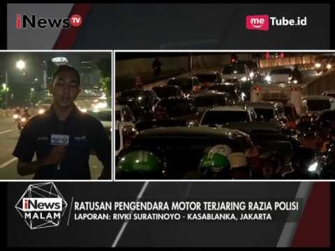 Pengendara Motor Nakal Tetap Lalui Fly Over Casablanca Usai Adanya Razia - iNews Malam 24/07