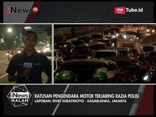 Pengendara Motor Nakal Tetap Lalui Fly Over Casablanca Usai Adanya Razia - iNews Malam 24/07