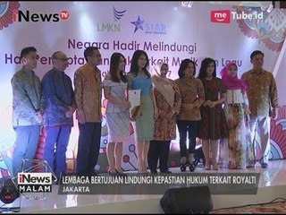 Kemenkumham Sahkan Star Musik Untuk Lindungi Kepastiaan Hukum Penyanyi - iNews Malam 29/07