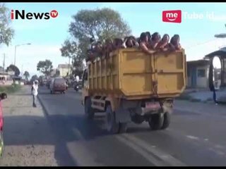 Pelajar Korban Erupsi Gn. Sinabung Pergi ke Sekolah Naik Truk Sampah - iNews Siang 28/07