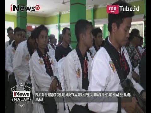 Perindo Gelar Musyawarah Perguruan Pencak Silat Se-Jambi - iNews Malam 30/07