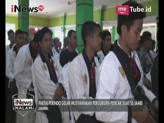 Perindo Gelar Musyawarah Perguruan Pencak Silat Se-Jambi - iNews Malam 30/07