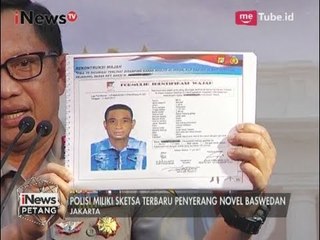 Terbaru!! Kapolri Tito Karnavian Merilis Sketsa Peneror Novel Baswedan - iNews Petang 31/07