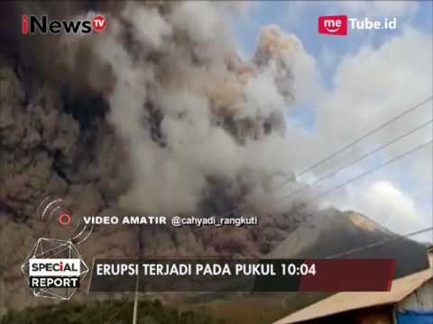 Detik-detik Video Amatir Merekam Terjadinya Erupsi Gunung Sinabung - Special Report 02/08