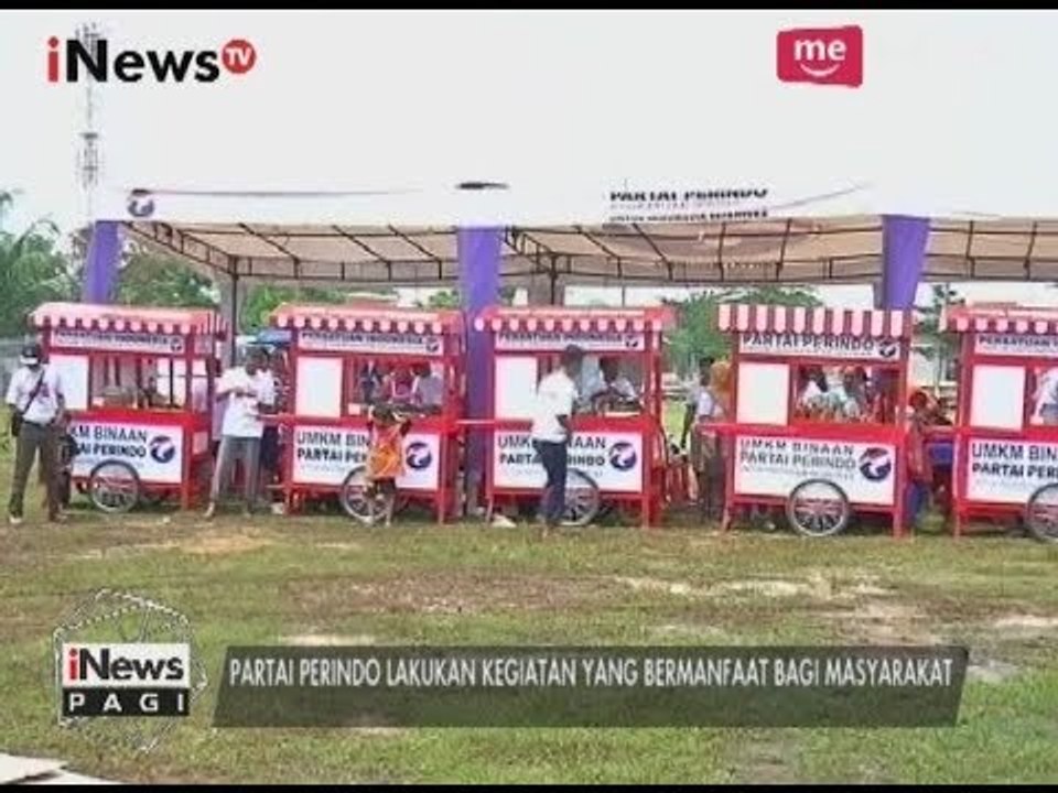 Entaskan Kemiskinan, Partai Perindo Bagikan 25 Gerobak Gratis - iNews Pagi 02/08