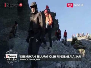 Sempat Hilang, Akhirnya Pendaki Gn. Rinjani Ditemukan Seorang Penggembala Sapi - iNews Malam 02/08