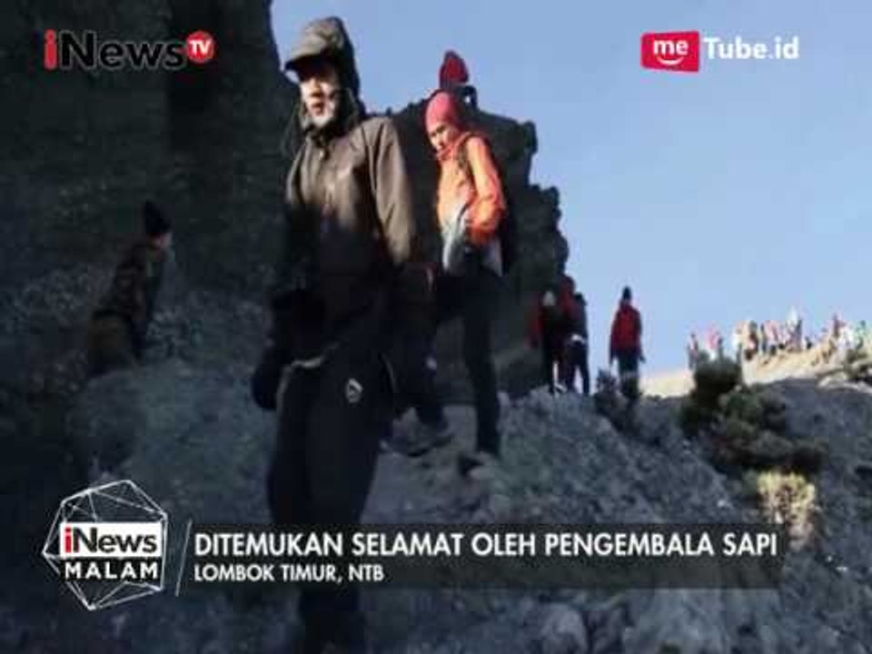 Sempat Hilang, Akhirnya Pendaki Gn. Rinjani Ditemukan Seorang Penggembala Sapi - iNews Malam 02/08