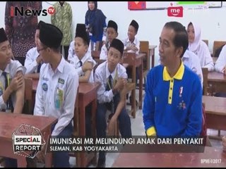 Presiden Jokowi Mengajak Mengikuti Imunisasi Campak Rubella - Special Report 02/08