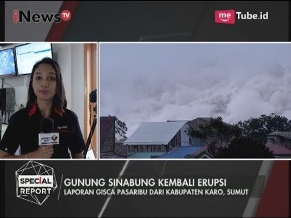Laporan Langsung Terkait Letusan Susulan Sinabung - Special Report 04/08