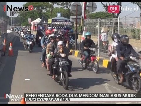 Pengendara Roda Dua Masih Dominasi Mudik di Jembatan Suramadu - iNews Petang 01/09