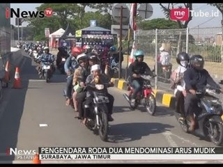 Pengendara Roda Dua Masih Dominasi Mudik di Jembatan Suramadu - iNews Petang 01/09