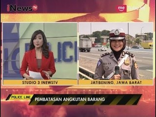 Kondisi Tol Cikampek Terkait Pembatasan Angkutan Barang Jelang Idul Adha - Police Line 30/08