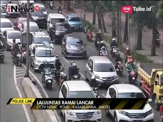 Pantauan Arus Lalu Lintas di Kawasan Casablanca - Police Line 07/08