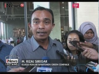 Pihak Pengelola Apartemen Tolak Mediasi dengan Acho & Penghuni Lain - iNews Petang 08/08