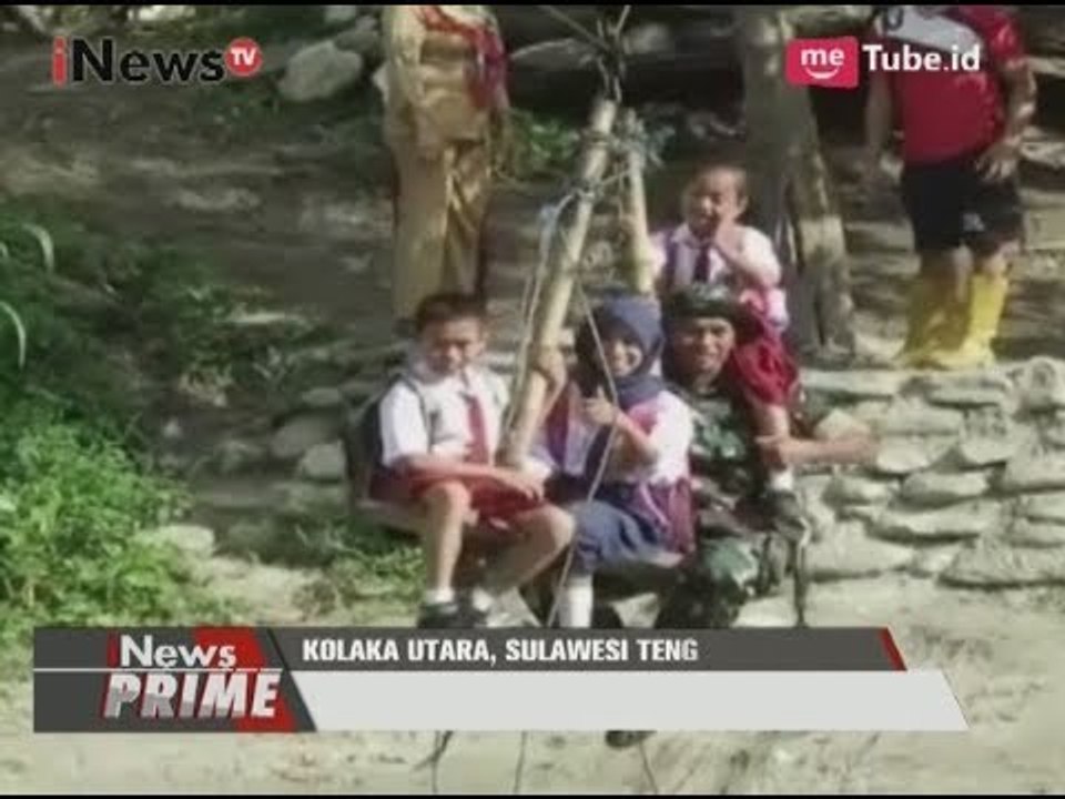 Aksi Heroik Anggota TNI Bantu Siswa Sekolah Sebrangi Sungai Tiap Pagi - iNews Prime 08/08