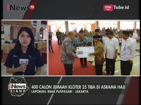 Informasi Terkini dari Asrama Haji Pondok Gede Terkait Keberangkatan Haji - iNews Siang 08/08