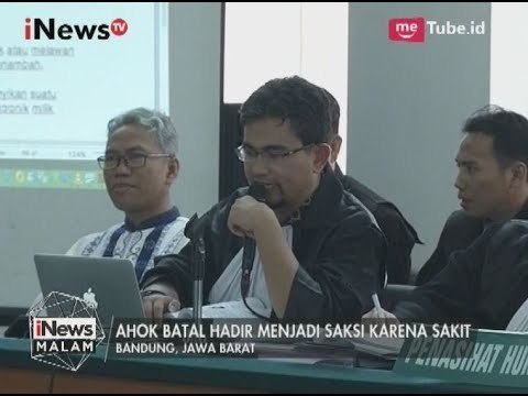 Ahok Batal Hadir dalam Sidang Lanjutan Buni Yani - iNews Malam 08/08