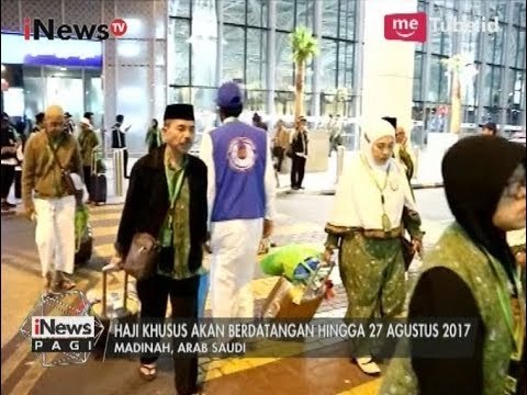 Rombongan Pertama Rombongan Haji Khusus Indonesia Tiba di Bandara Arab Saudi - iNews Pagi 09/08