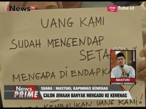 Pihak First Travel Minta Kemenag Mengkaji Ulang Pencabutan Izin - iNews Prime 09/08