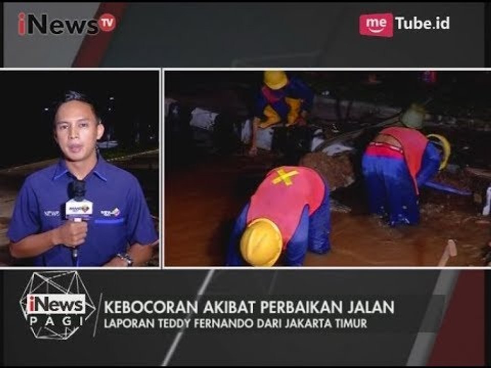 Diduga Sering Dilalui Kendaraan Berat, Pipa Air Alami Kebocoran - iNews Pagi 11/08