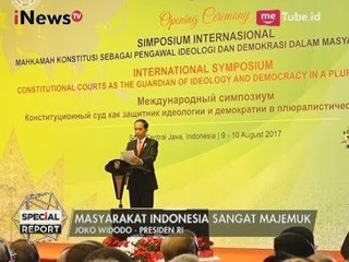 Sambutan & Peresmian Simposium Internasional MK Oleh Presiden Jokowi - Special Report 09/08