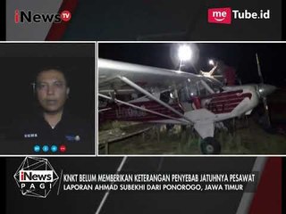 Kondisi Pengevakuasian Badan Pesawat yang Mendarat Darurat di Ponorogo - iNews Pagi 14/08