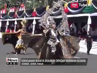 Jadi Kota Karnavel Indonesia, Jember Fashion Karnaval Dihadiri Presiden Jokowi - iNews Pagi 14/08