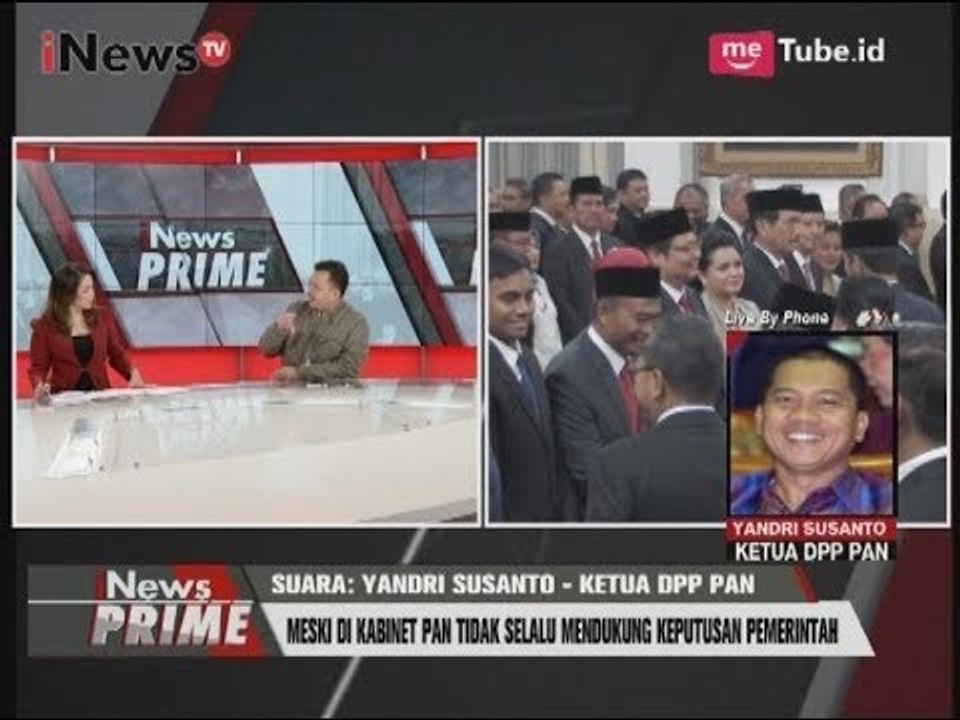 Partai Pan Tak Selalu Dukung Pemerintah Meski Berada di Kabinet Part 02 - iNews Prime 11/08