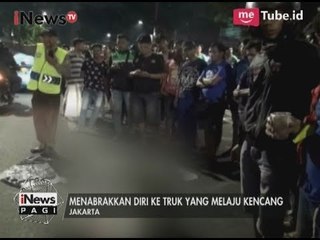 Alami Depresi Berat, Seorang Pria Tabrakan Diri ke Truk yang Melaju - iNews Pagi 16/08