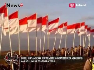 Video herunterladen: Cinta Tanah Air, Aparat Polisi NTT Kibarkan Bendera Merah Putih di Puncak Gunung - iNews Malam 16/08