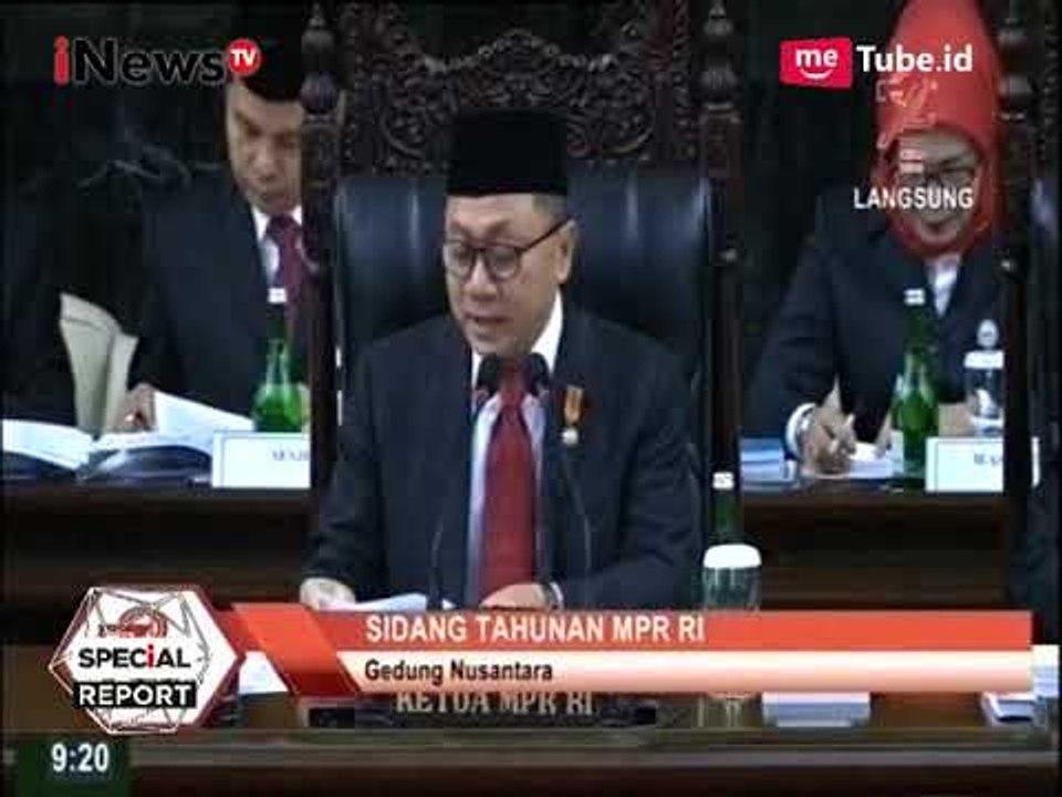 Pembukaan Sidang Tahunan MPR RI oleh Ketua MPR - Special Report 16/08