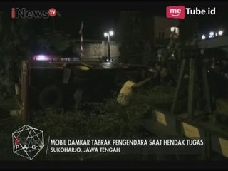 Mobil Damkar Terbalik Setelah Tabrak 2 Motor, 4 Orang Alami Luka Serius - iNews Pagi 19/08