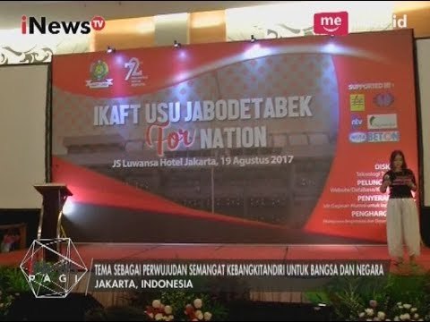 Alumni Fak. Teknik Univ Sumut Mengadakan Acara yang Bertajuk IKAFT USU For Nation - iNews Pagi 20/08