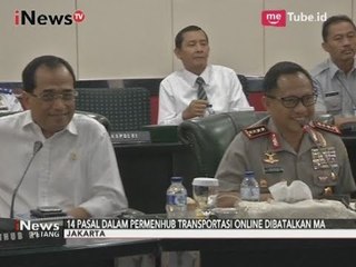 MA Batalkan Permenhub Tentang Transportasi Online - iNews Petang 23/08