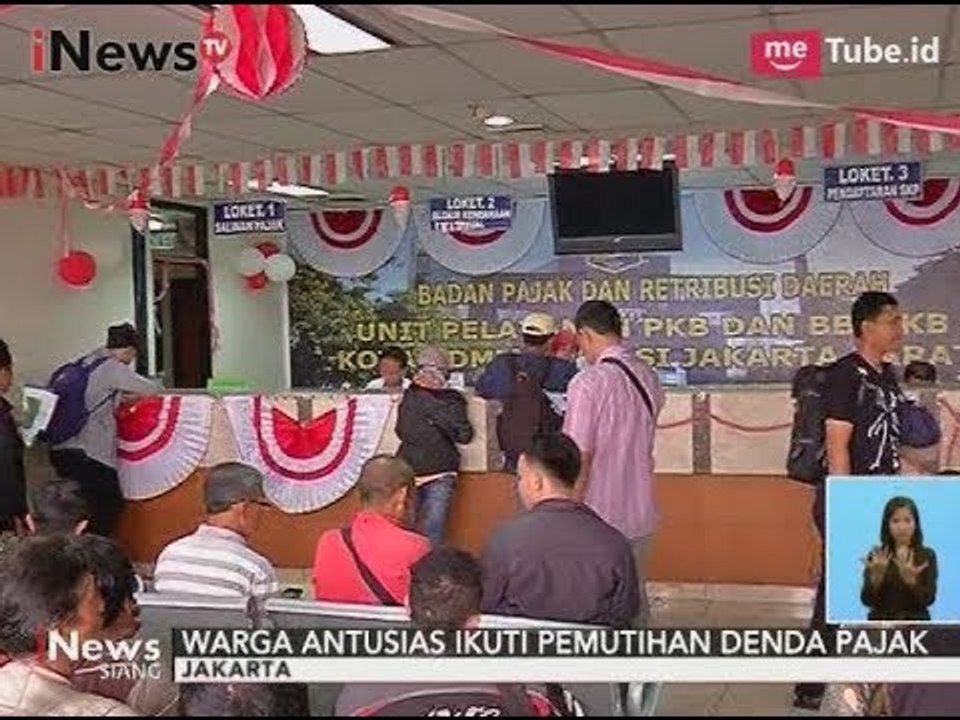 Warga Antusias Ikuti Pemutihan Denda Pajak Kendaraan - iNews Siang 24/08